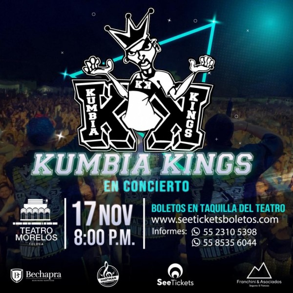 Los Kumbia Kings En El Teatro Morelos De Toluca